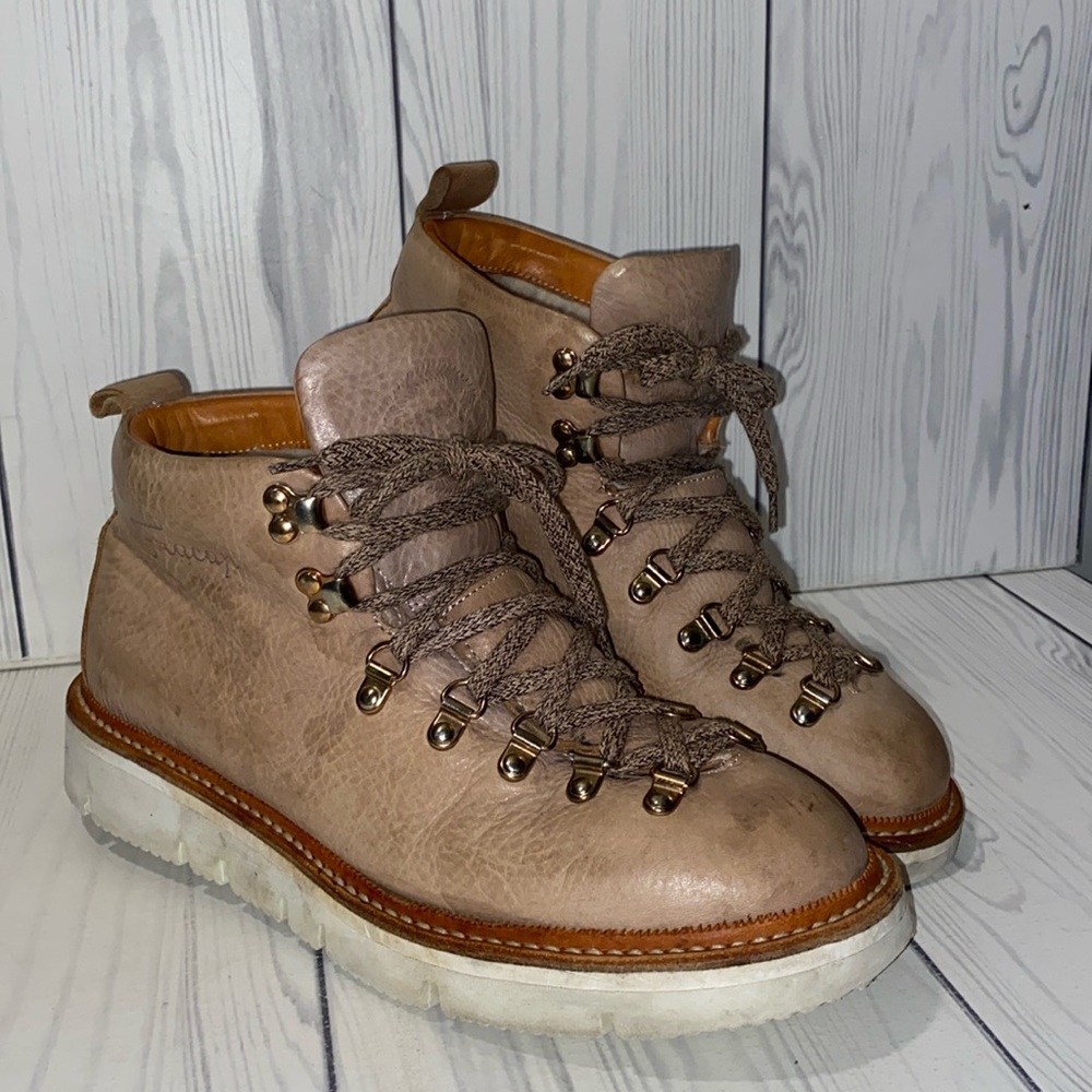 Men's Tan Leather Boots